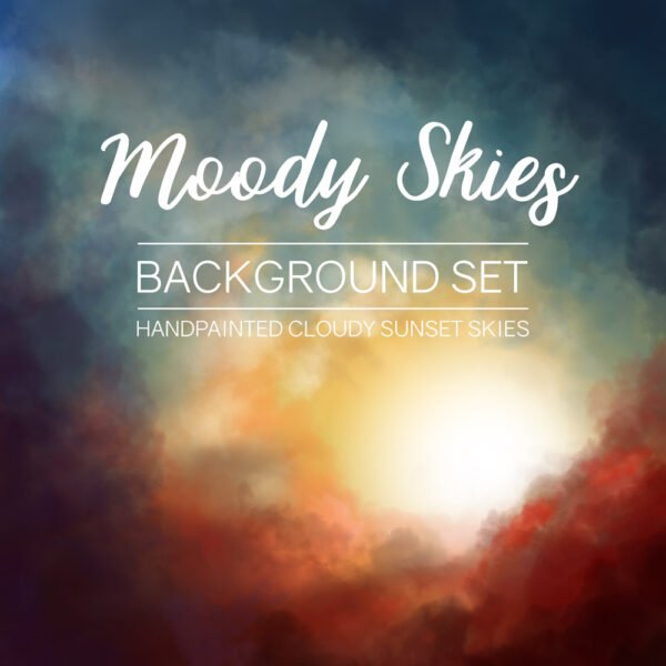 Moody Skies Background Set by Two Door Studio
