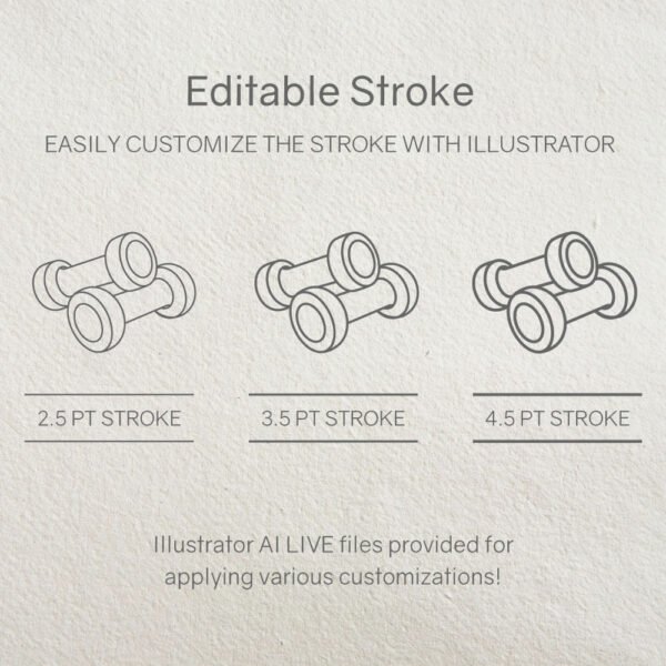 Health and Fitness Line Icon Set by Two Door Studio Editable Stroke