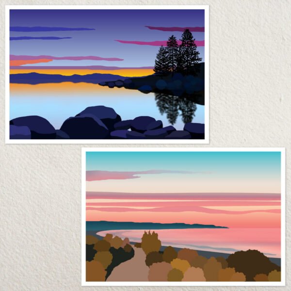 Minimalist Landscapes by Two Door Studio Artwork 4