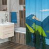 Minimalist Landscapes by Two Door Studio Shower Curtain