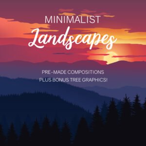 Minimalist Landscapes by Two Door Studio
