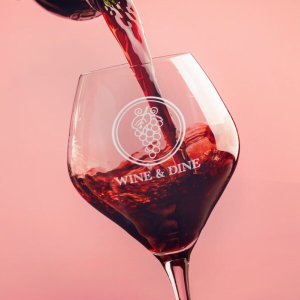 Winery and Vineyard Line Icon Set by Two Door Studio Wine Glass